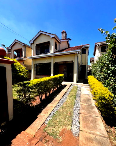 4BR Townhouse with Garden, KSh 85K