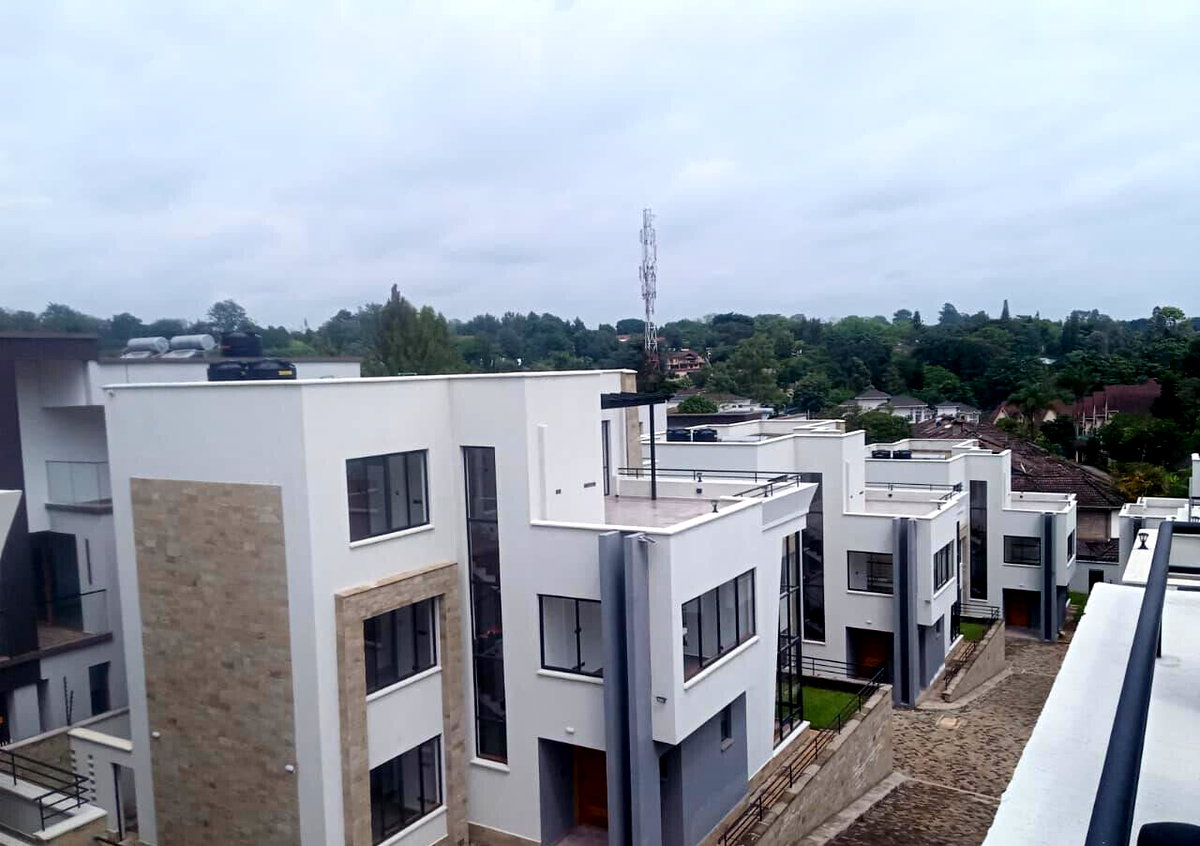 4-Storey Ultra-Modern Townhouse with Balconies & Garden - Lavington
