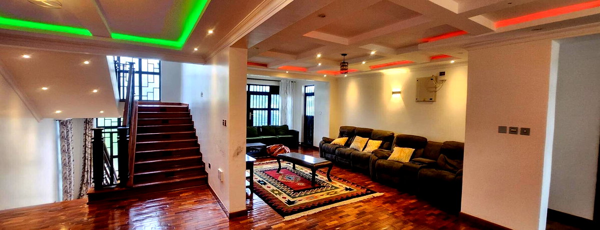 5BR All-Ensuite Villa with Jacuzzi & Golf Views - Thika Greens