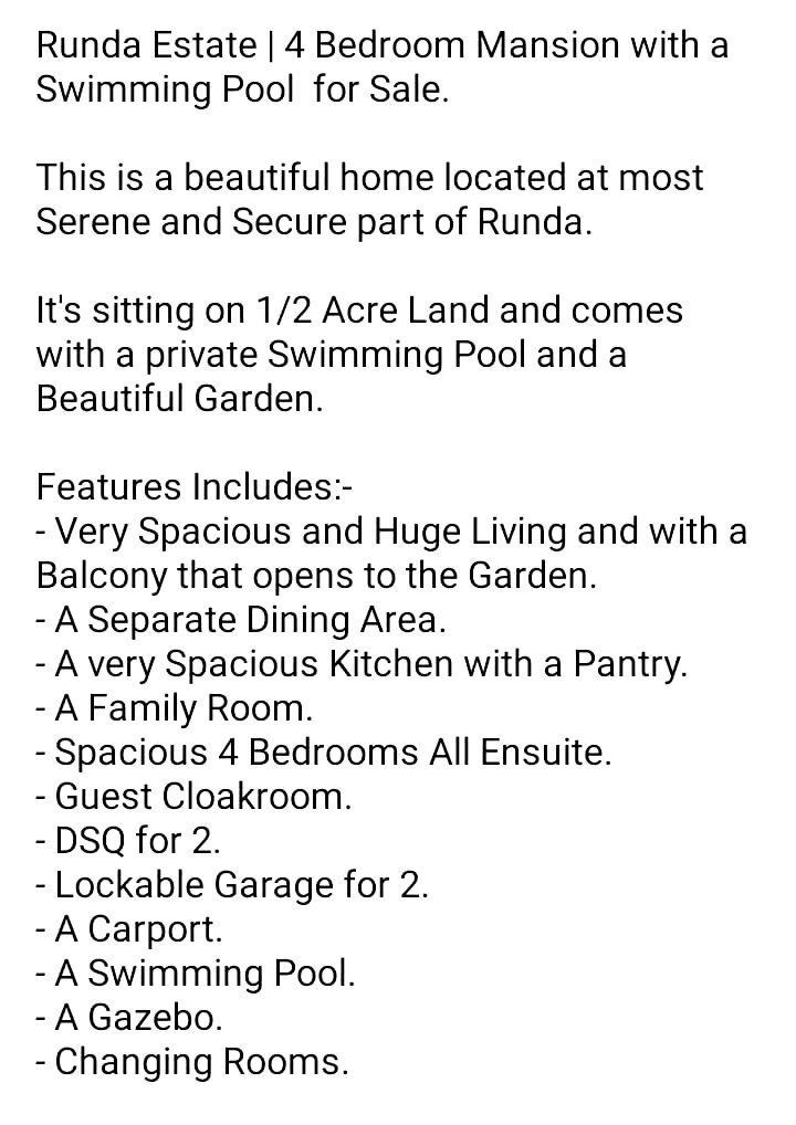 4BR Townhouse with Private Pool on Half-Acre - Runda