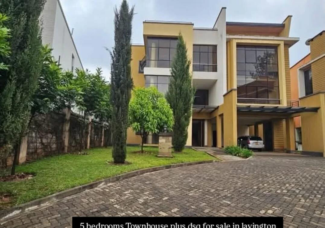 5BR All-Ensuite Townhouse with Rooftop Garden & Solar Backup - Lavington