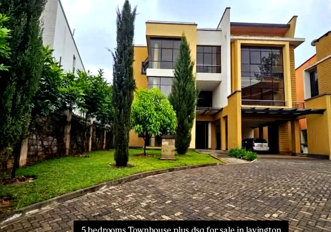 5BR All-Ensuite Townhouse with Rooftop Garden & Solar Backup - Lavington