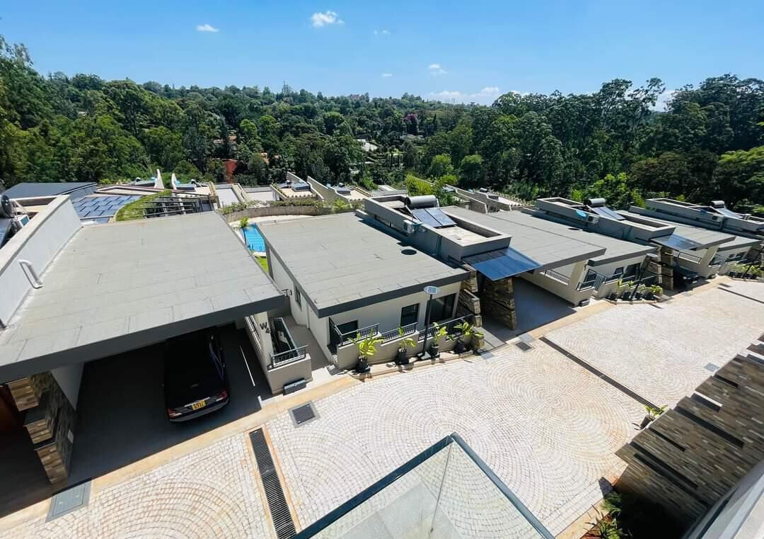 4BR Waterside Villa with Clubhouse & Valley Views - Lower Kabete