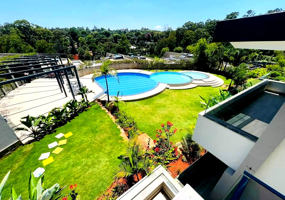4BR Waterside Villa with Clubhouse & Valley Views - Lower Kabete