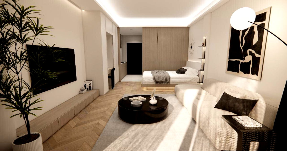 Studio Apartment with Heated Pool & Gym - Lavington