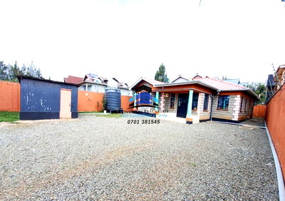 3BR Bungalow with Garden in Kikuyu