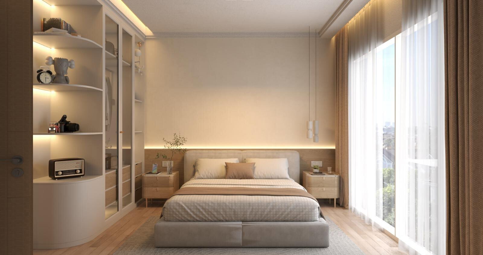 1BR in Twin Towers with Sky Bridge & Heated Pool – Riverside