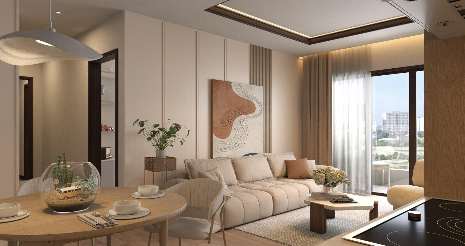 1BR in Twin Towers with Sky Bridge & Heated Pool – Riverside