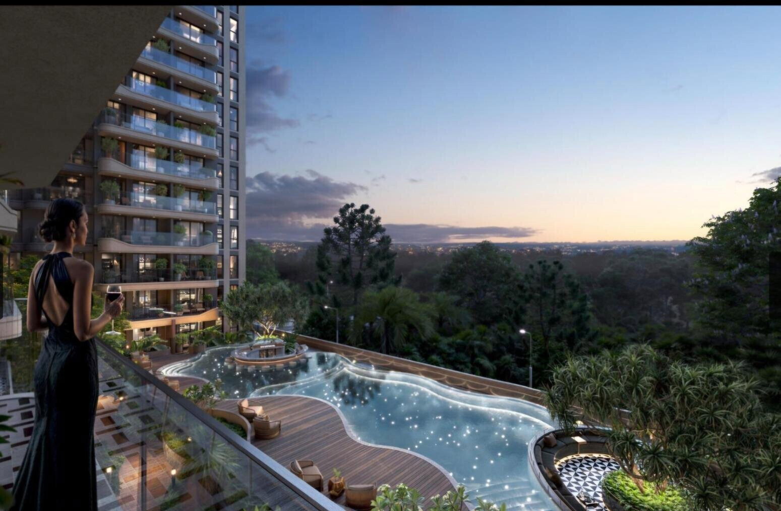 Studio Off-Plan with Heated Infinity Pool & Karura Views - Westlands