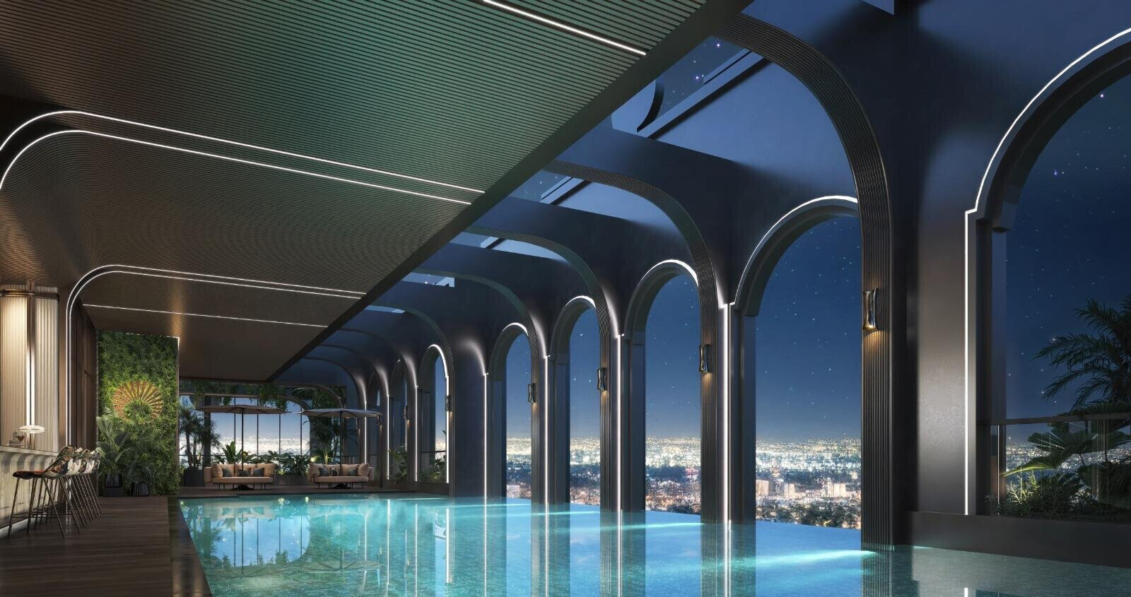 Hotel-Style 2BR with Heated Infinity Pool & Rooftop Bar - Westlands