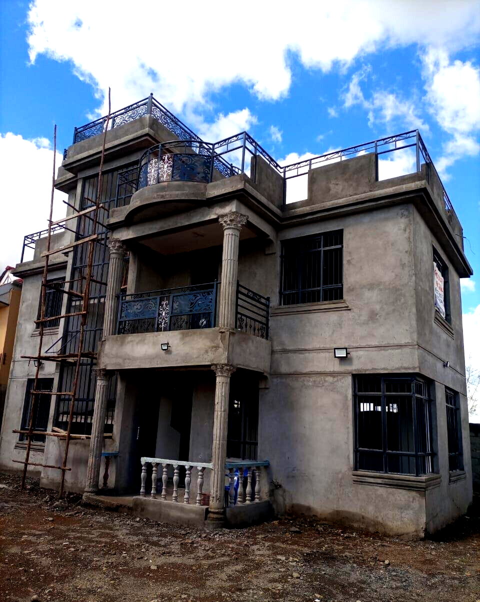 4BR All-Ensuite Flat Roof Townhouse on 50x100 - Eastern Bypass, Ruiru