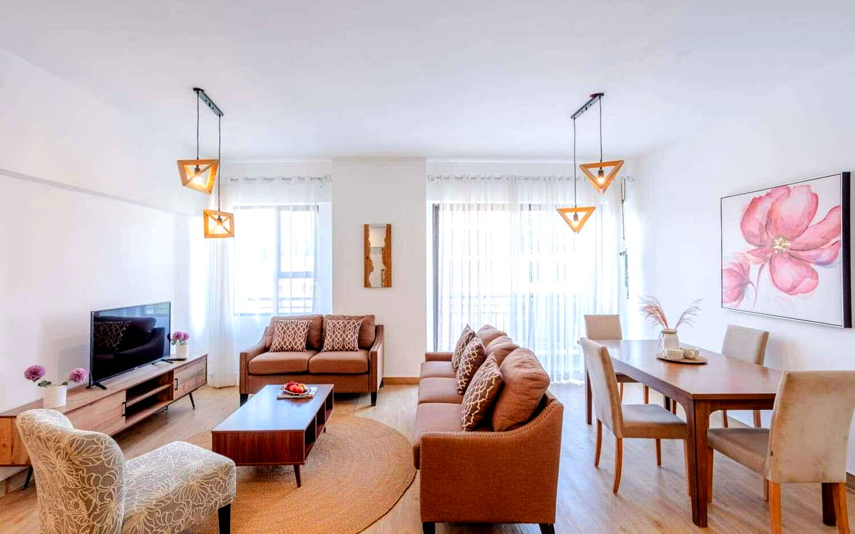 3BR with DSQ & Rooftop Gym Near Yaya Centre - Kilimani
