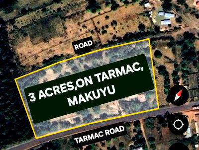 3-Acre Commercial Plot for KSh 4M