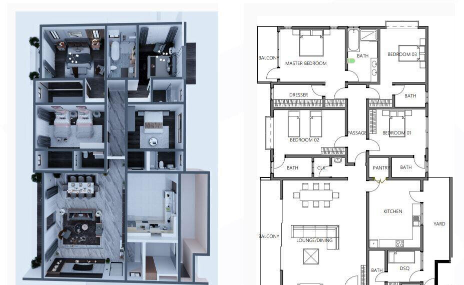 4BR All-Ensuite + DSQ with Rooftop Lounge & Pool - Kileleshwa