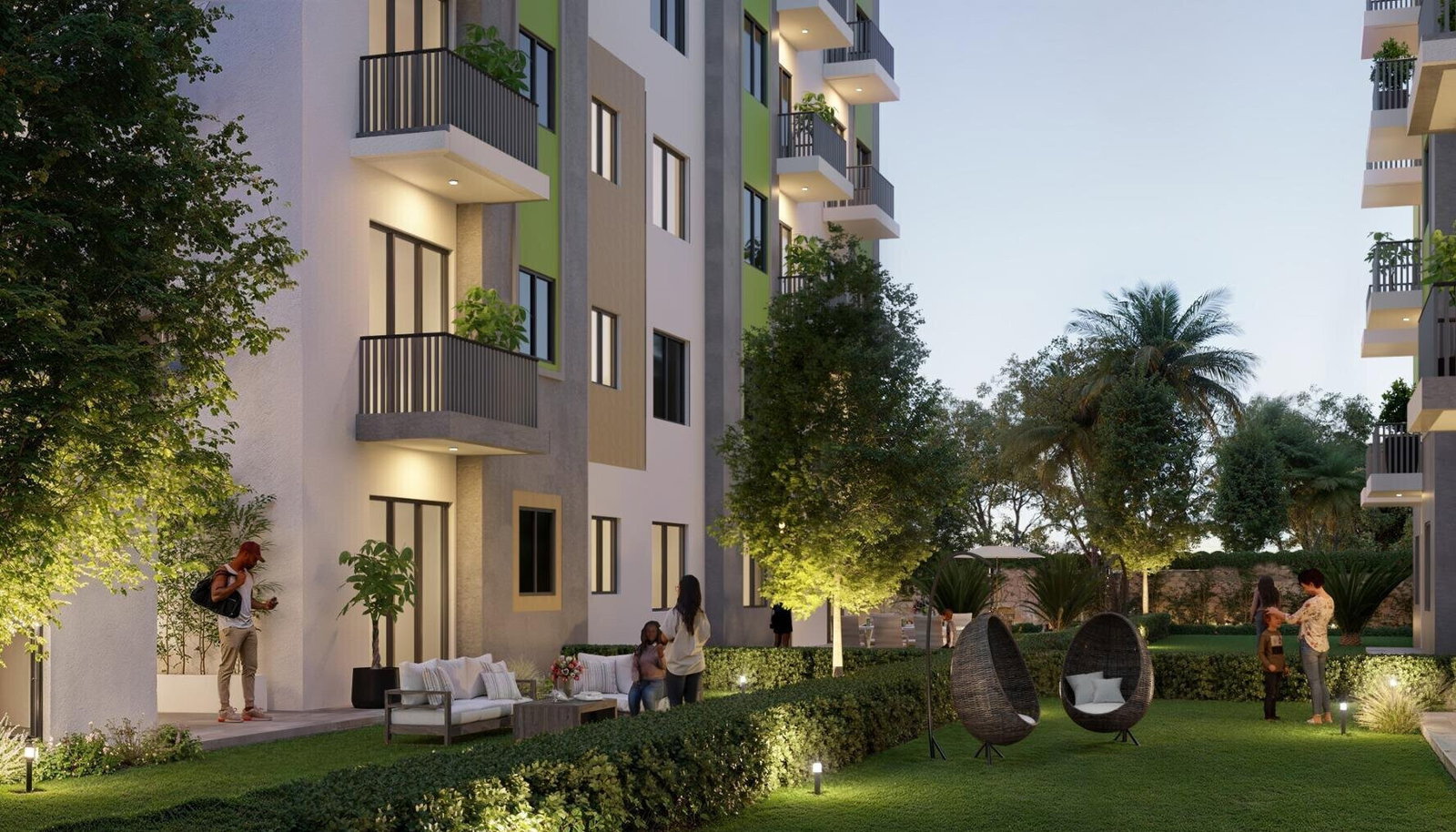 1BR Townhouse in Gated Community with Fruit Orchard – Ruaka