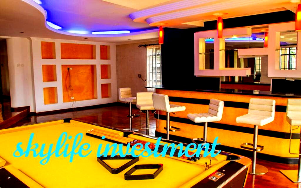5BR All-Ensuite Home with Pool & Bar House - Runda