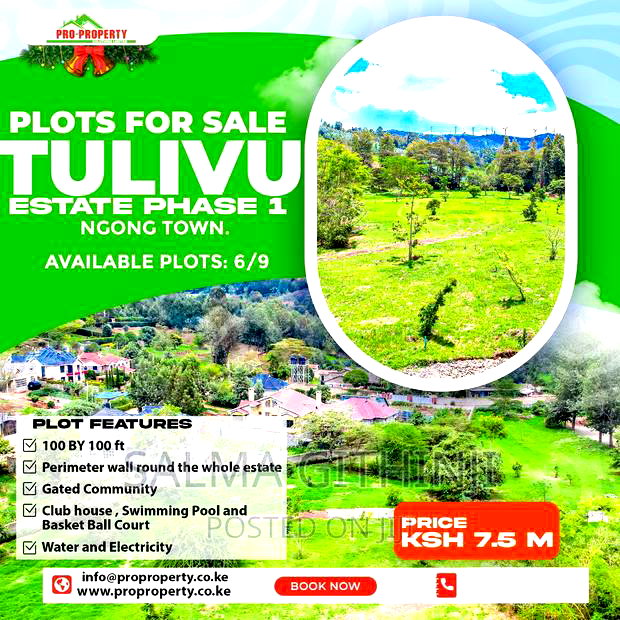 Prime 1/4 Acre Gated Plots for Sale in Ngong(Tulivu Estate)