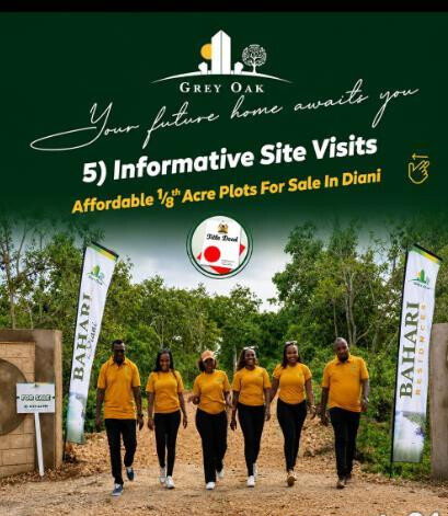 50x100 Plot in Gated Community, Ukunda