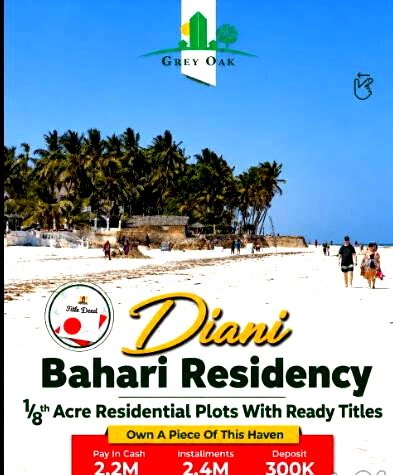 50x100 Plot in Gated Community, Ukunda