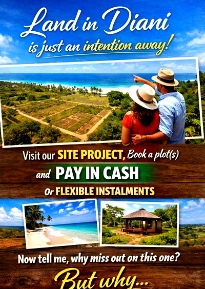 50x100 Plot in Gated Community, Ukunda
