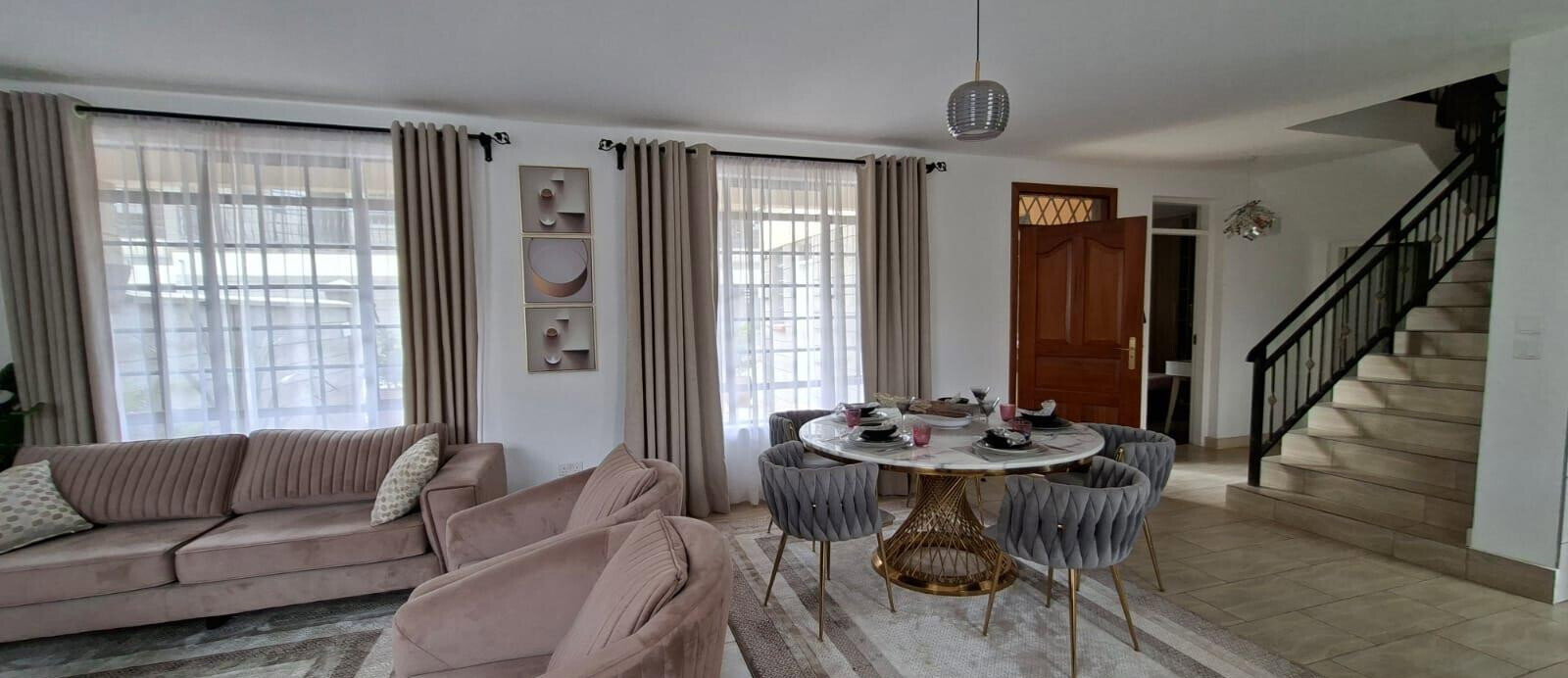 Brand-New 4BR Townhouse with Gourmet Kitchen & Pantry - Syokimau