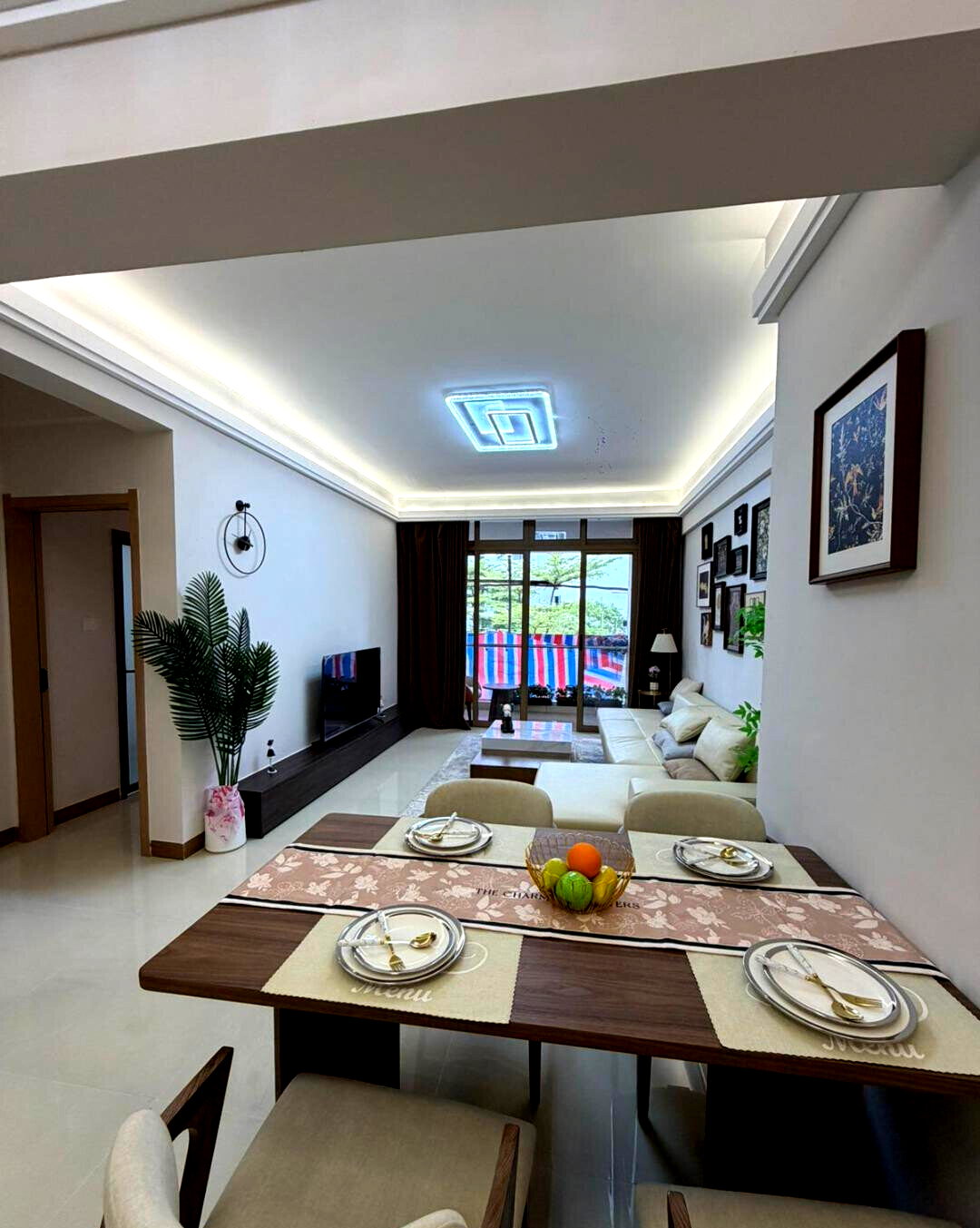 2BR with Custom Finishes & French Windows - Kilimani