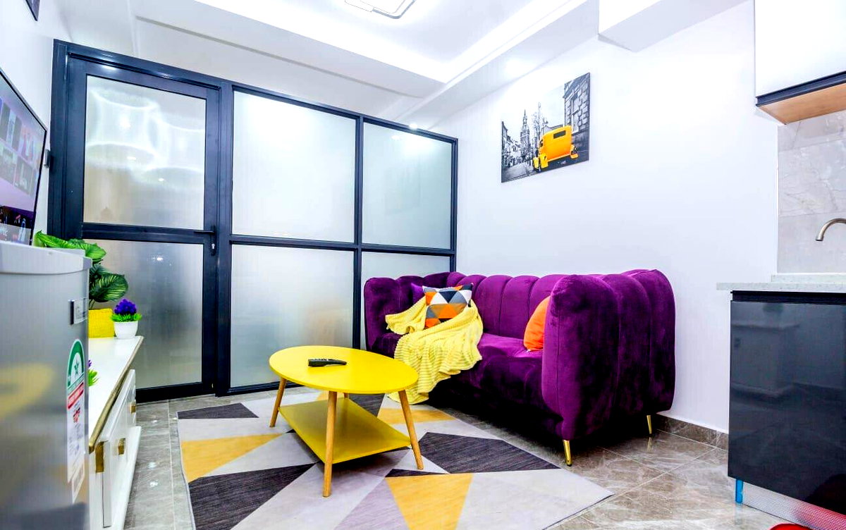 1BR Luxury Apartment with High-Speed Lifts & Gym - Kilimani