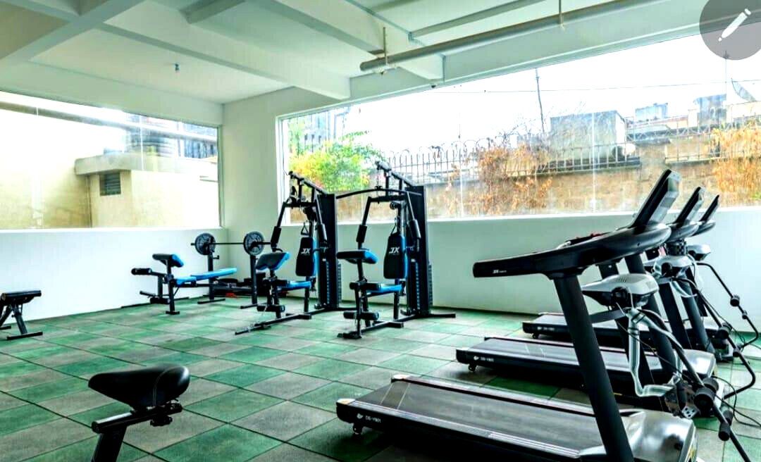 1BR Luxury Apartment with High-Speed Lifts & Gym - Kilimani