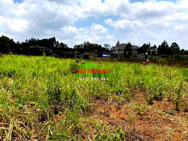 Land for Sale Touching Tarmac in Kikuyu, Kamangu.