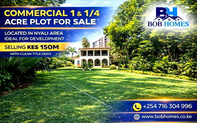 1.3-Acre Nyali Plot for Sale