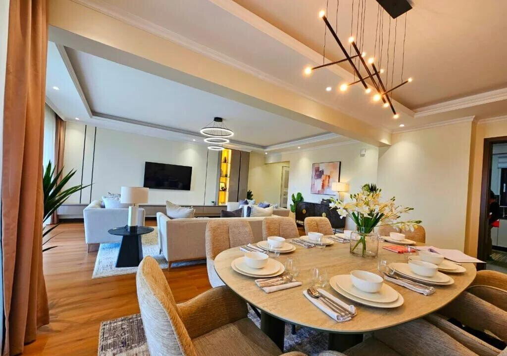 3BR Apartment with French Windows & Custom Finishes - Kileleshwa