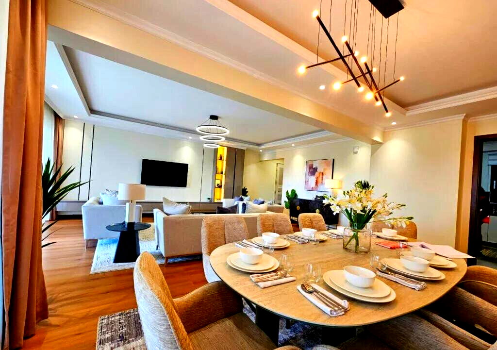 3BR Apartment with French Windows & Custom Finishes - Kileleshwa