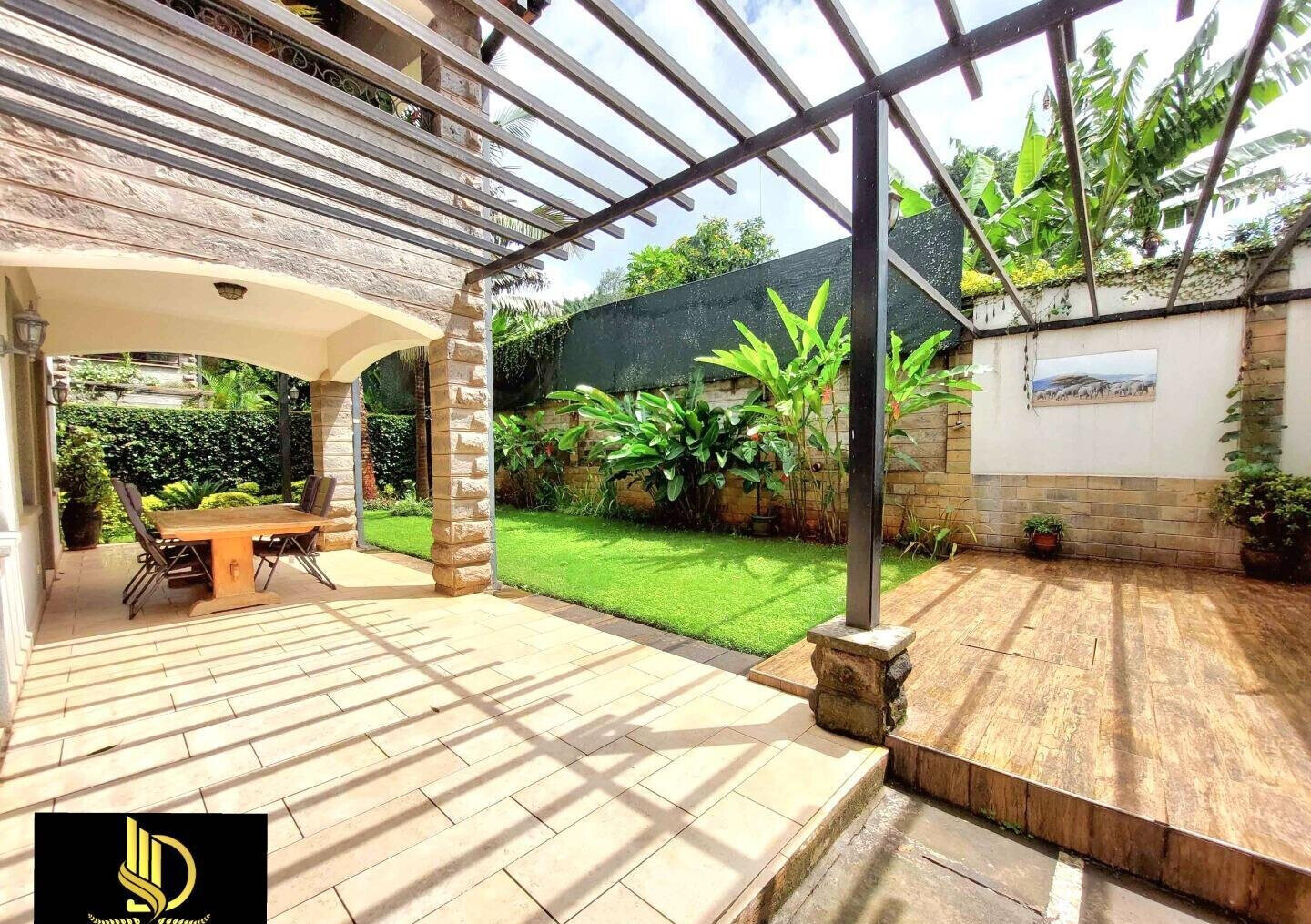 Stone-Clad 5-Ensuite Townhouse with Attic Studio - Lavington