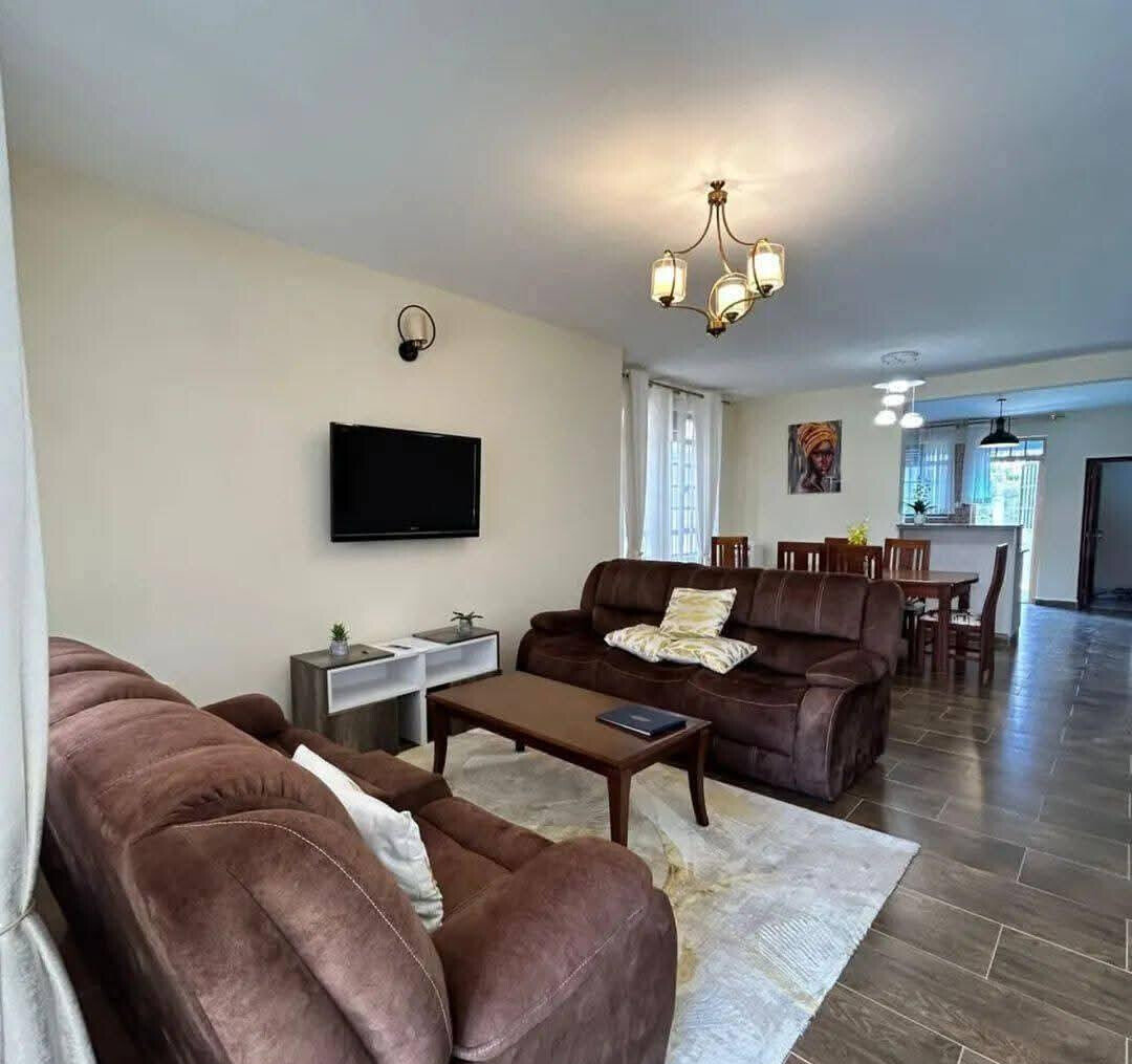 3BR All-Ensuite Bungalow with Borehole & Pantry - Kitengela
