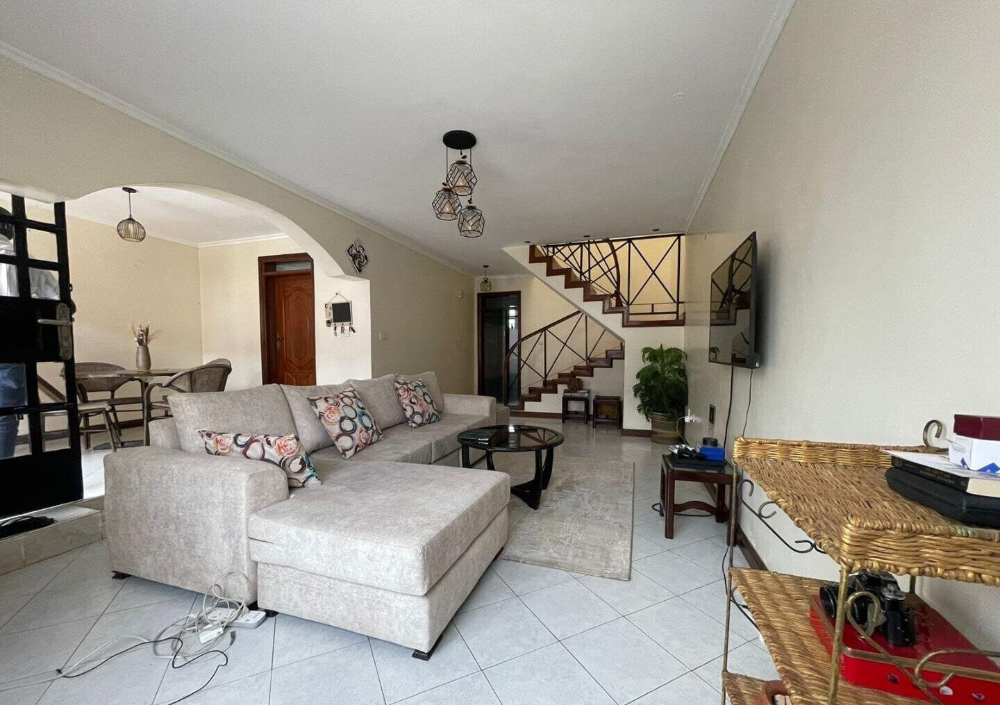 3BR Townhouse with DSQ & Master Balcony - South C Gated