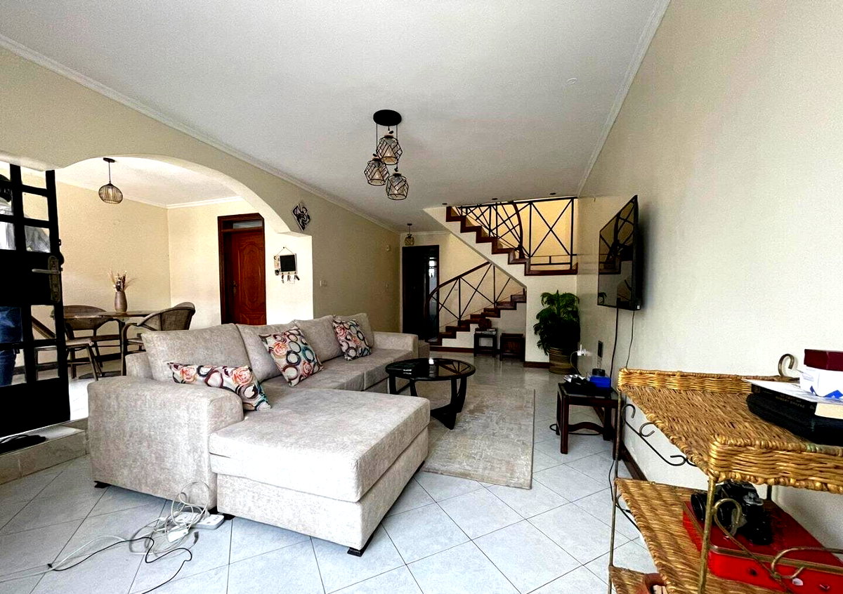3BR Townhouse with DSQ & Master Balcony - South C Gated