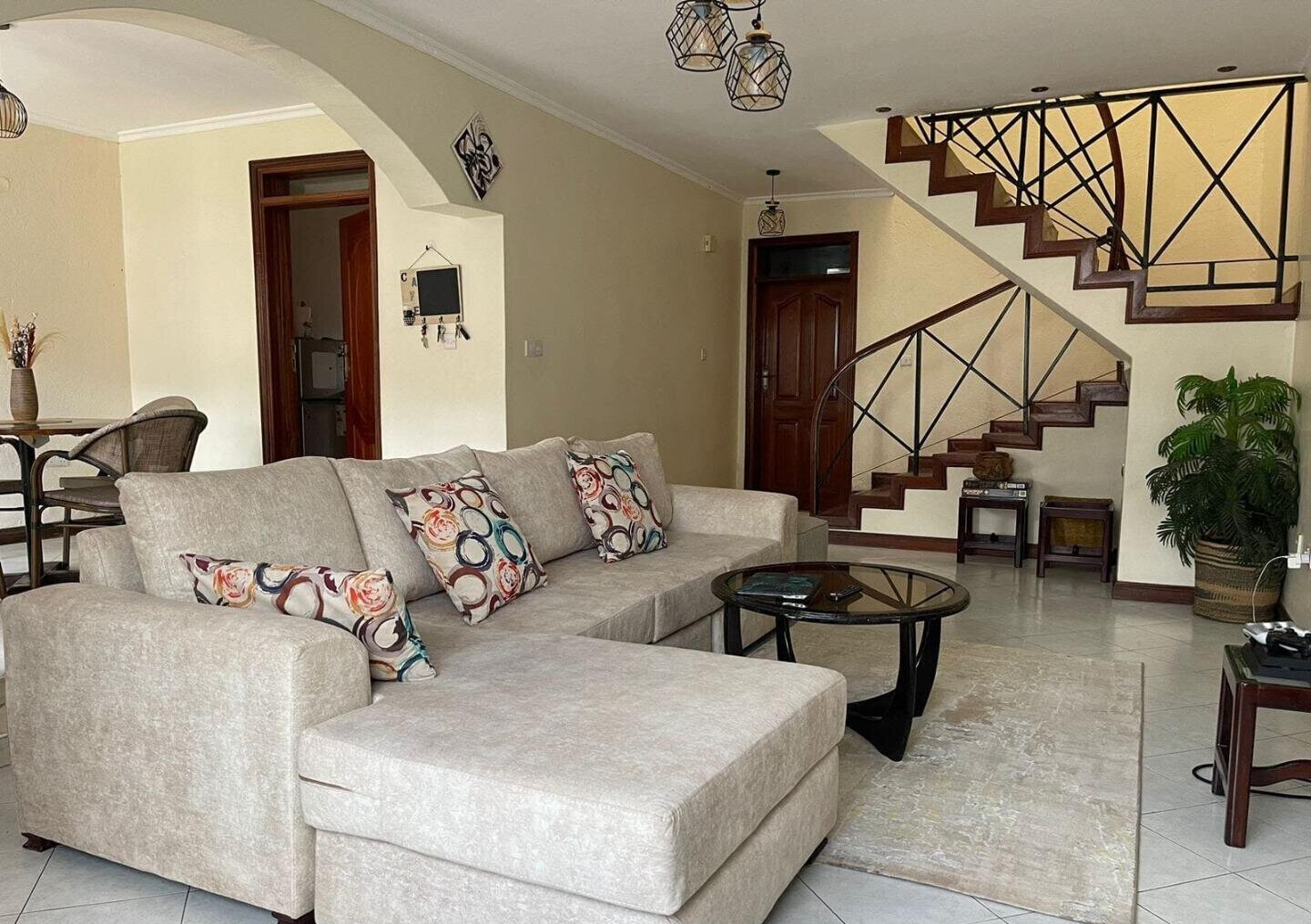3BR Townhouse with DSQ & Master Balcony - South C Gated