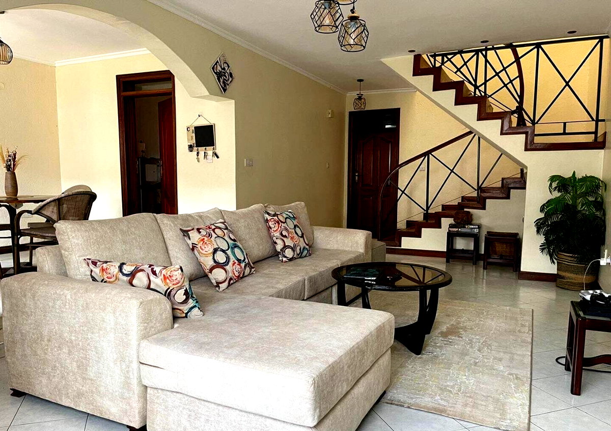 3BR Townhouse with DSQ & Master Balcony - South C Gated