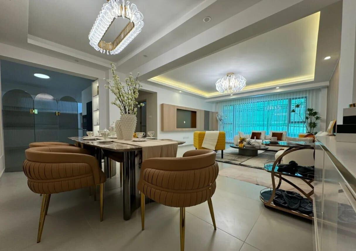 3BR All-Ensuite with Rooftop Pool & Gym - Kilimani