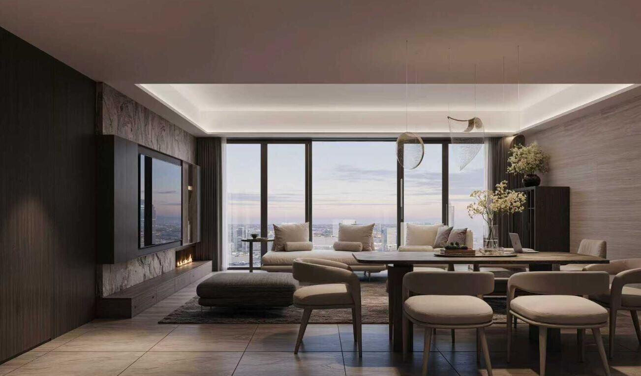 2BR + DSQ Off-Plan with Rooftop Infinity Pool & Restaurant - Riverside