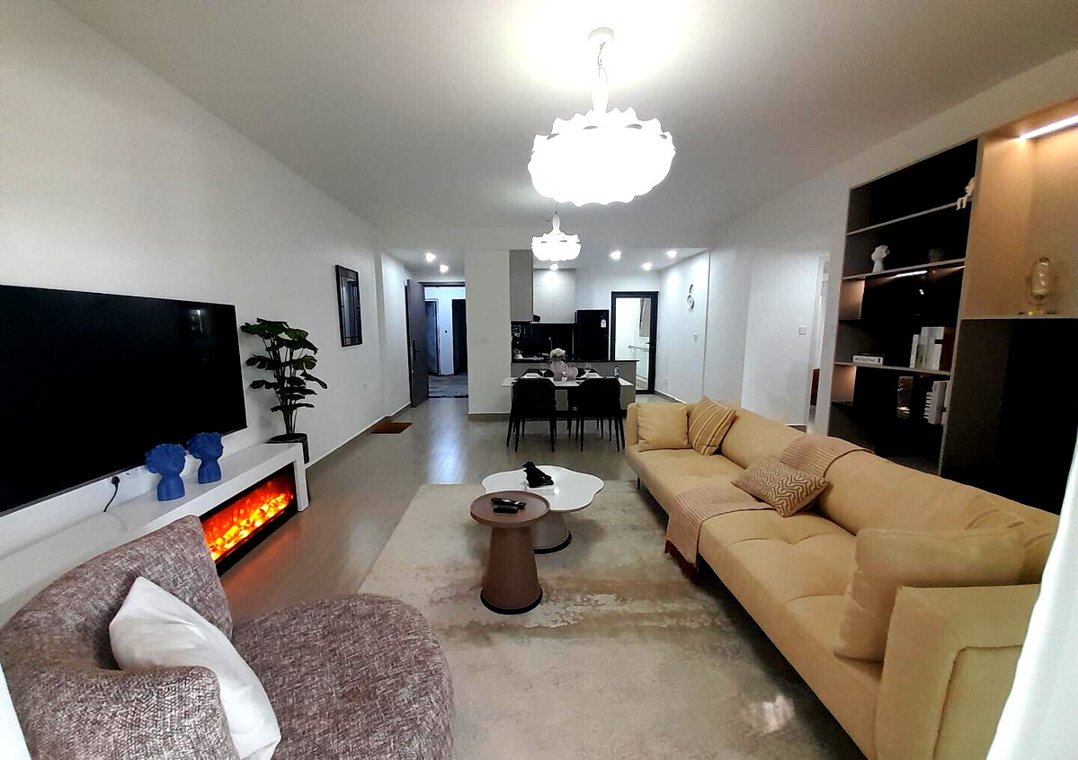 2BR Ready Apartment with Heated Pool & Sauna - Kilimani